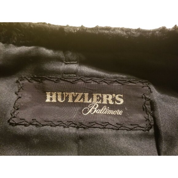 Persian Lamb Fur Coat Jacket 1950s Womens Short by Hutzlers Baltimore - Picture 8 of 11